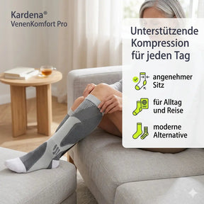 Kardena VenenKomfort Pro – Kompressionsstrümpfe für leichte Beine im Alltag