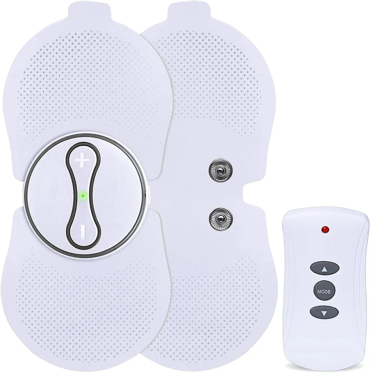 Kardena MED: 105G – Kabelloses EMS-/TENS-Mini-Pad mit Fernbedienung Kardena