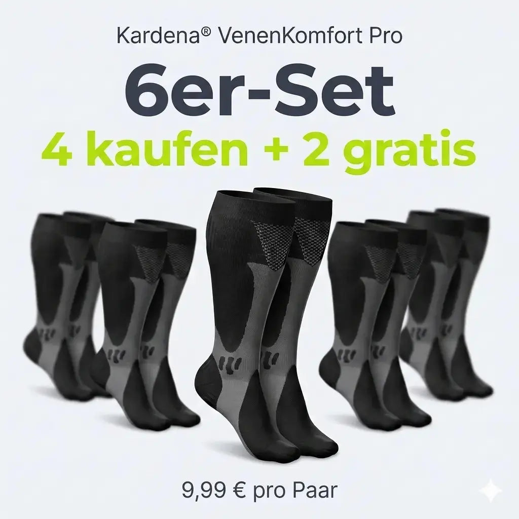 Kardena VenenKomfort Pro – Kompressionsstrümpfe für leichte Beine im Alltag Kardena