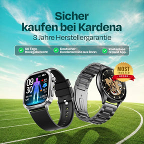 Kardena CARE Pro 6 – Gesundheitsuhr mit SOS-Notruf, EKG & Pflegefunktion