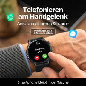 Kardena CARE Pro 6 – Gesundheitsuhr mit SOS-Notruf, EKG & Pflegefunktion