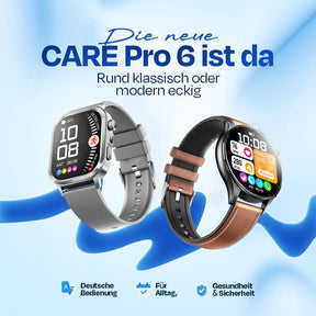 Kardena CARE Pro 6 – Gesundheitsuhr mit SOS-Notruf, EKG & Pflegefunktion