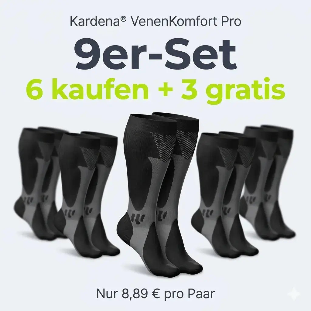 Kardena VenenKomfort Pro – Kompressionsstrümpfe für leichte Beine im Alltag Kardena