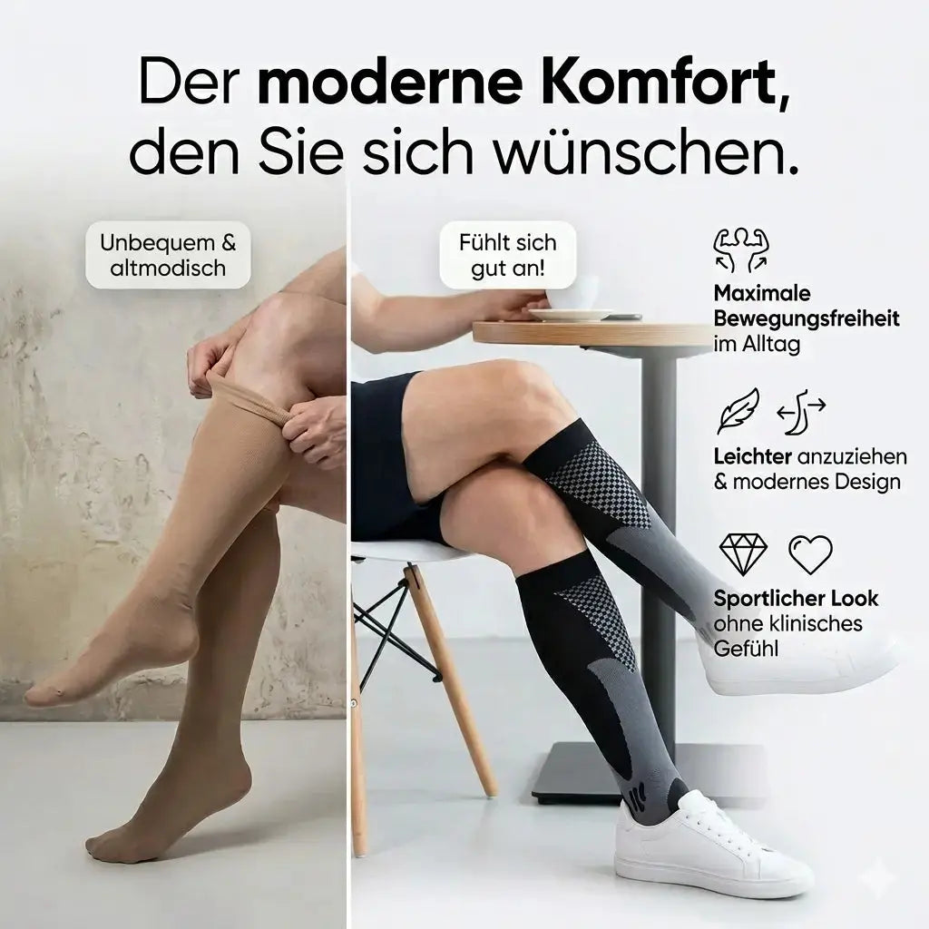 Kardena VenenKomfort Pro – Kompressionsstrümpfe für leichte Beine im Alltag Kardena