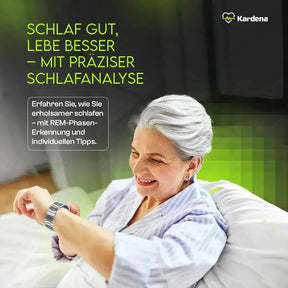 Nie wieder Angst vor dem Alleinsein: Diese Gesundheitsuhr schützt Senioren mit SOS & EKG Kardena