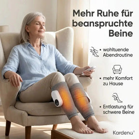 Kardena BeinKomfort Pro – Luftdruck- und Wärme-Massage für zu Hause Kardena