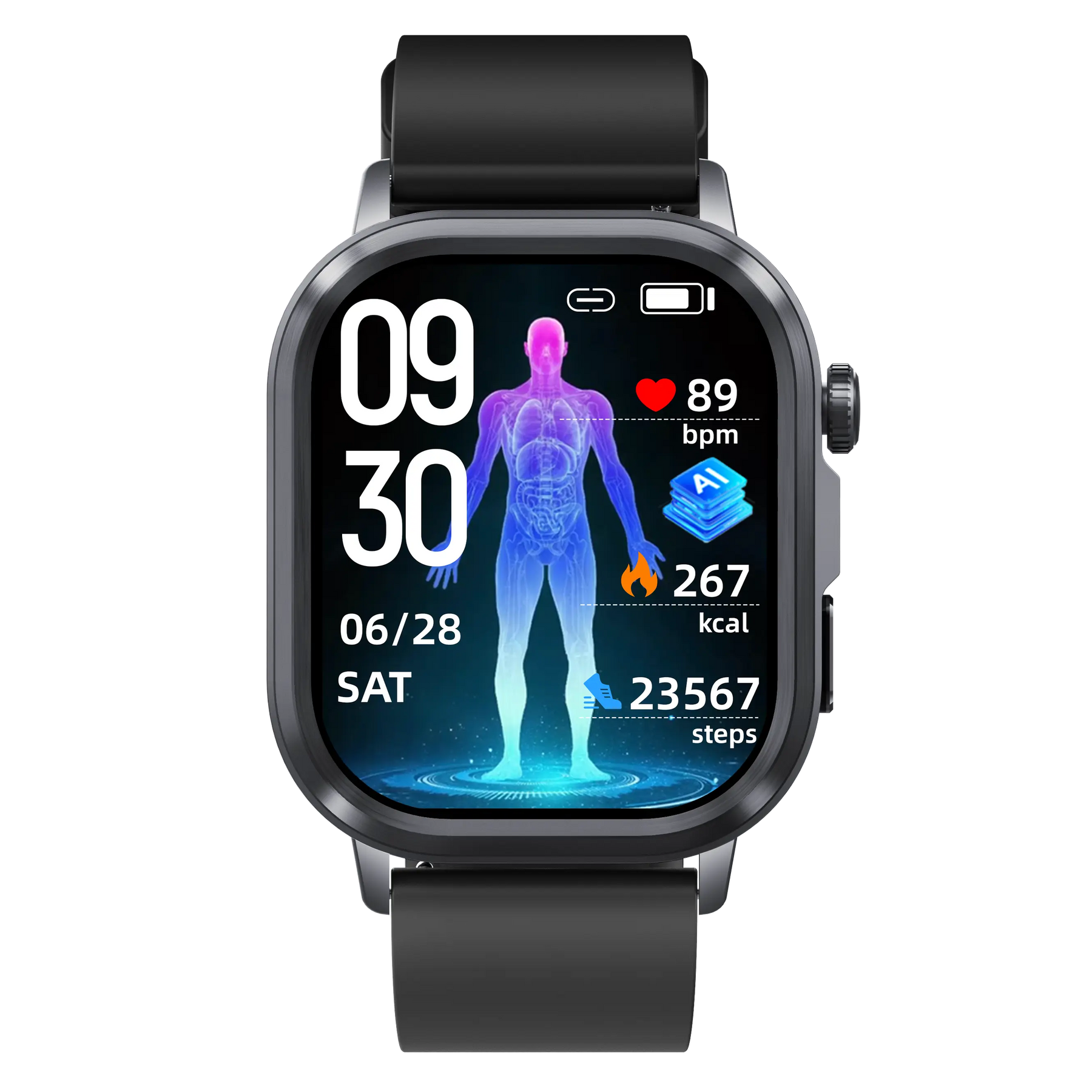 Kardena CARE Pro 6 – Gesundheitsuhr mit SOS-Notruf, EKG & Pflegefunktion