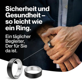 Kardena® CARE Life 3 – Gesundheitsring mit SOS-Funktion, Schlafanalyse & Vitalmessung Kardena