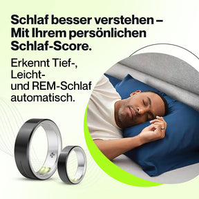 Kardena® CARE Life 3 – Gesundheitsring mit SOS-Funktion, Schlafanalyse & Vitalmessung Kardena
