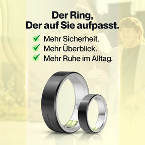Kardena® CARE Life 3 – Gesundheitsring mit SOS-Funktion, Schlafanalyse & Vitalmessung Kardena