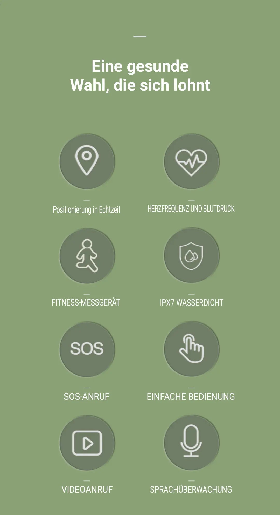 Kardena® CARE SOS 2 inkl. Sturzerkennung & GPS